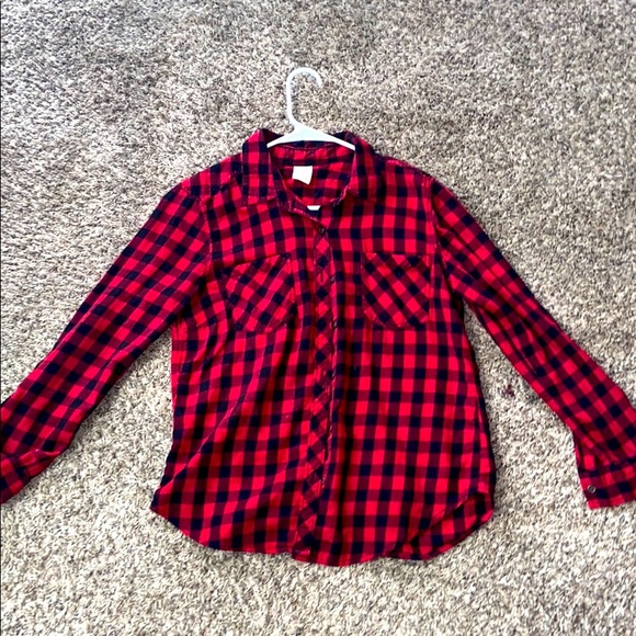 Faded Glory Tops - flannel